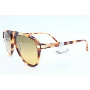 New Barberini BR1604-06 Tortoise Aviator Sunglasses Brown Gradient Lenses 55mm